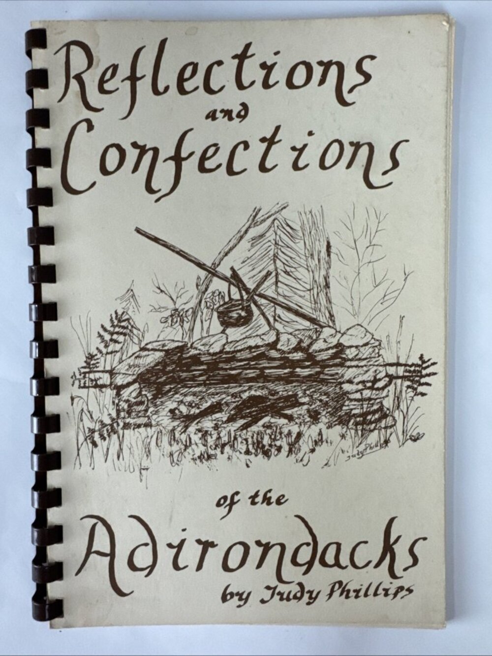 1981 Reflections and Confections of the Adirondacks Cookbook Judy Phillips